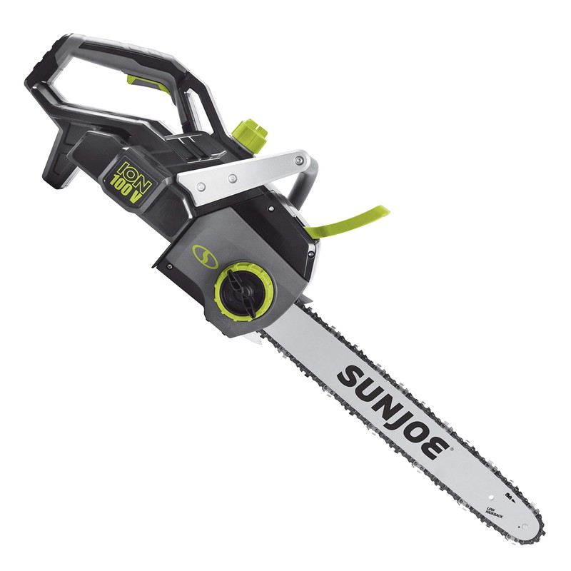 Sun Joe iON100V-18CS-CT 18-Inch 100-Volt Brushless Lithium-iON Cordless Handheld Chain