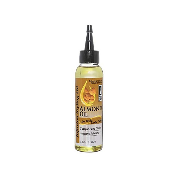 DOO GRO INFUSION STYLING OIL WITH ALMOND OIL FOR KINKY COILY CURLS 4.5 oz