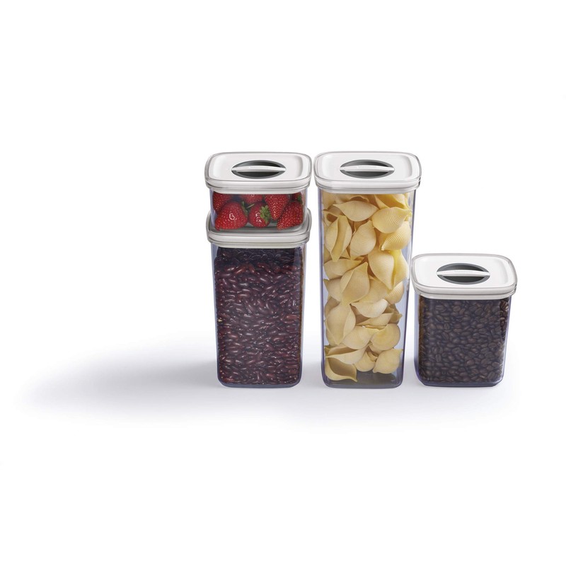 MasterClass Smart Seal Airtight Food Storage Container, Plastic, Transparent, 1.3