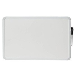 School Smart Dry Erase Board, 11 x 17 Inches, White