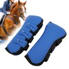 2pcs Horse Front Leg Boots PU Shell Horse Tendon Boots