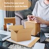 Eupako 8x6x4-Small-Shipping-Boxes-30-Pack-Brown-Corrugated-Box-Mailers, Cardboard Boxes for Packaging Small Business, Mailing