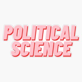 LAD Studio Political Science Sticker Bumper Sticker Vinyl Decal 5""