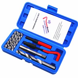 BestsQ 14pcs Thread Repair Kit M14 x 1.25mm Metric Thread Repair Insert Kit Compatible Hand Tool Set for Auto Repairing (M14-1.25)