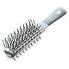 Comair 3020647 Tunnel Valve Brush Double-Sided Silver Grey