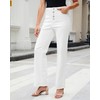GRAPENT White Wide Leg Jeans for Women Country Western Outfits