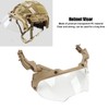 Helmet Goggles for MICH PC Adjustable Visor Goggle with Transparent