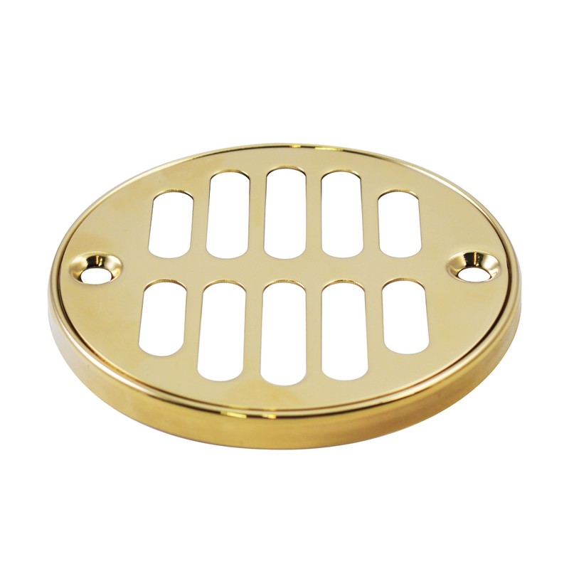 Westbrass Shower Strainer Set with Screws, Grill and Crown, Polished