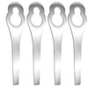 LALOCAPEYO 4 Pack Lawn Mower Metal Blades Stainless Steel Trimmer