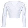 tanzmuster Mandy ballet wrap jacket for girls, extra soft cotton