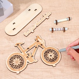 HJZHII Bicycle Birthday Money Gifts Wooden Money Gift Wish Filler Bicycle Decoration Gift Creative Bicycle Gifts Birthday Money Gifts for Cyclists Friends Family