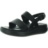Naturalizer Womens Coast Platform Slingback Flat Sandal Black 8 W