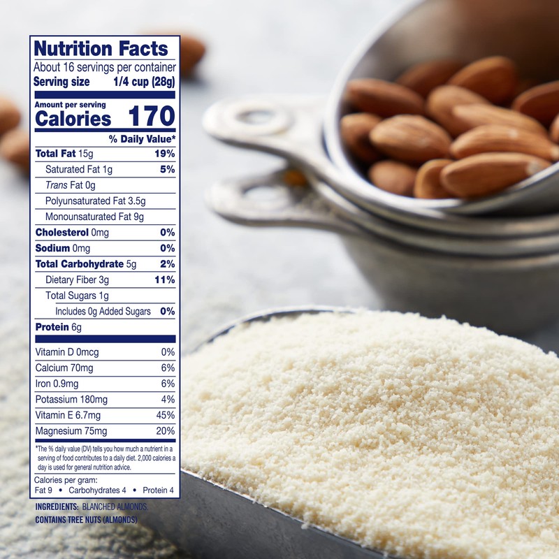 Blue Diamond Almonds, Almond Flour, Gluten Free, Blanched, Finely Sifted,
