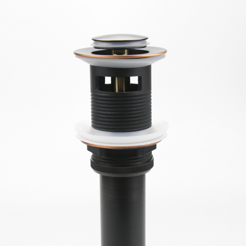 Oil Rubbed Bronze Pop Up Drain, Bathroom Vessel Lavatory Vanity