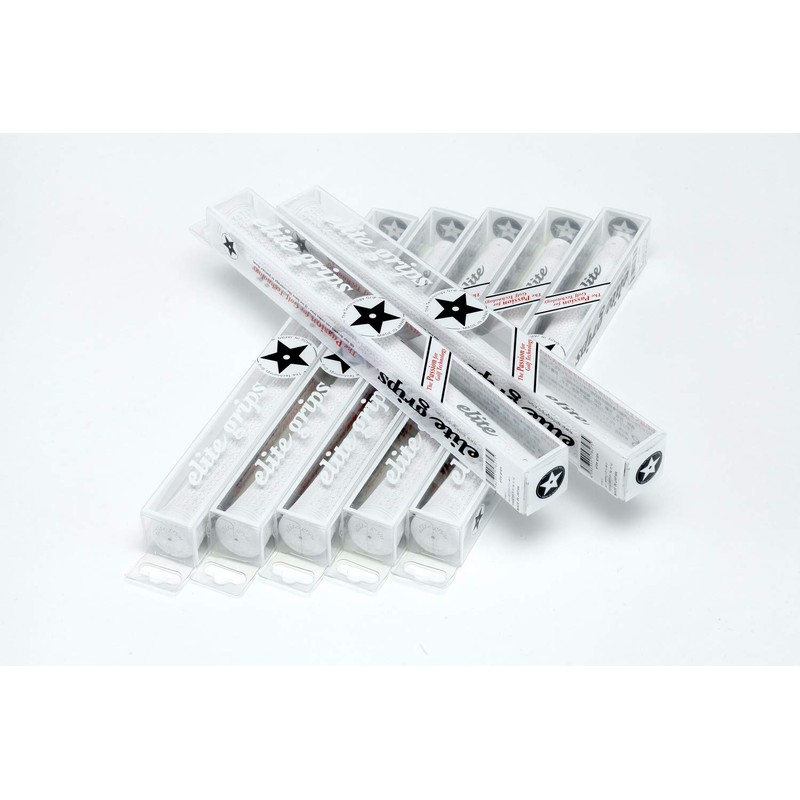 elitegrips TD50C Soft Golf Grips, Set of 7, Silver White