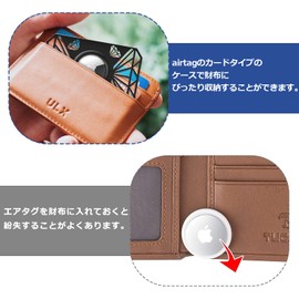TALENANA for AirTag Card Airtag Card Case Airtag Wallet Storage Card Thin Lightweight Airtag Protective Case Air Tag Cover ABS Material Anti-Lost Anti-Theft Wallet Money Clip Coin Purse Business Card
