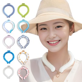 [2024 Design by Japan] Ascoa Neck Cooler, Kids' Cool Ring, Plant-derived PCM, Neck Hanging, 28°C, Naturally Freezing, Cool Neck, Heatstroke Countermeasure, Heat Protection, Cooling Goods, Heat
