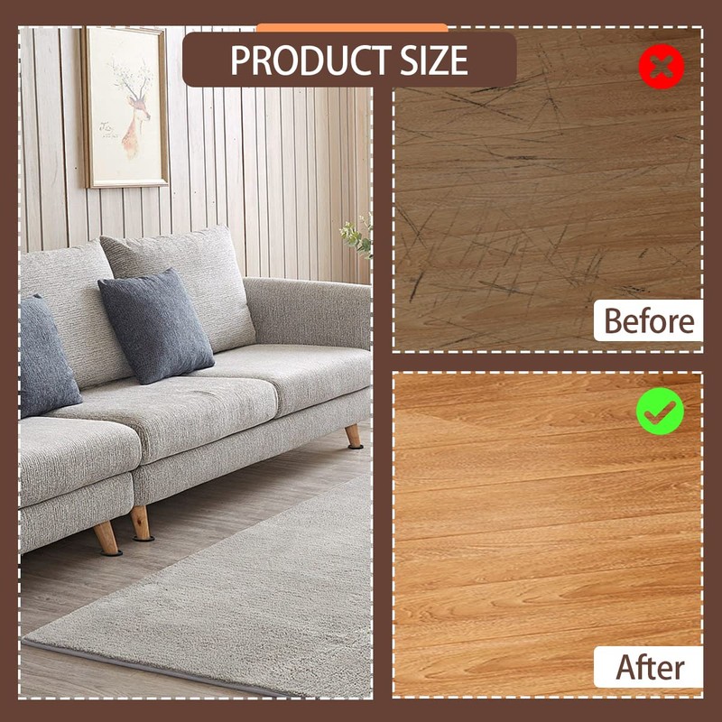 Furniture Coasters Non-Slip Bed Leg Pads Round Rubber Anti Sliding
