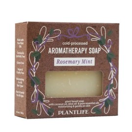 Plantlife Rosemary Mint Bar Soap - Moisturizing and Soothing Soap for Your Skin - Hand Crafted Using Plant-Based Ingredients - Made in California 4.5oz Bar