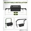 LARIFULL Tractor Tool Box Tractor Tool Holder Tray with Bracket,24"x10"x10"