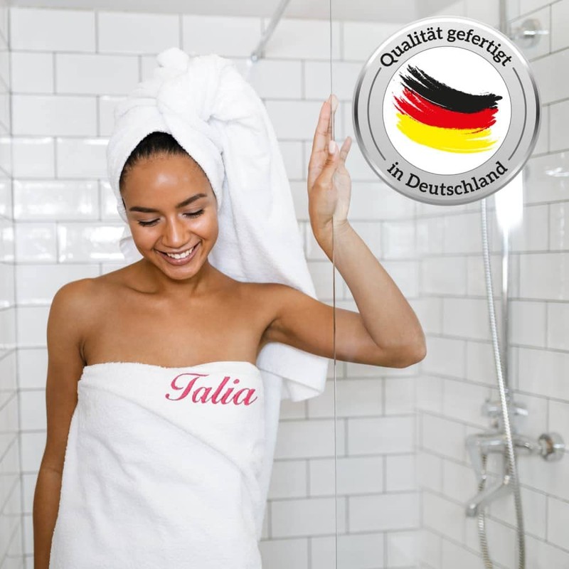 Hand Towels Set of 3 Embroidered with Name or Desired