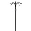 Kettle Moraine 4 Arm Decorative Bird Feeder Pole Set with