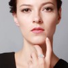 Uloveido Y2867 - Anillo para mujer con circonitas cúbicas redondas,