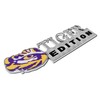 Elektroplate LSU Tigers Edition Metal Auto Emblem for Cars, Trucks,