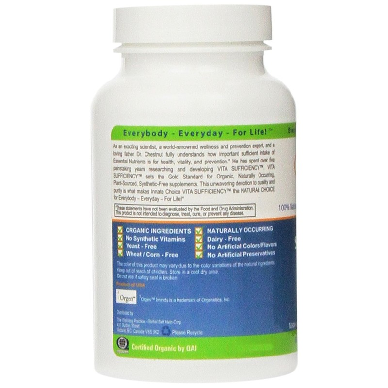 Innate Choice Vita Sufficiency, 60 vegetarian capsules