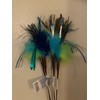 GO CAT SPARKLING KITTY DUSTER PEACOCK 18 INCH CAT TOY