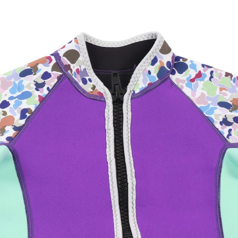 Kids Wetsuit 2.5mm Neoprene Long Sleeve Soft Elastic Thermal Toddler