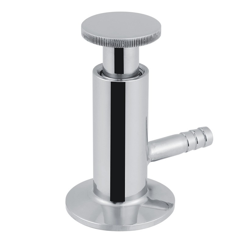 1pc 2inch(50.5mm) Ferrule Sanitary Stainless Steel SUS304 Sampling Valve