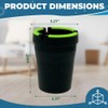 Auttoop Glow in Dark Smokeless Ashtray - Perfect for Car