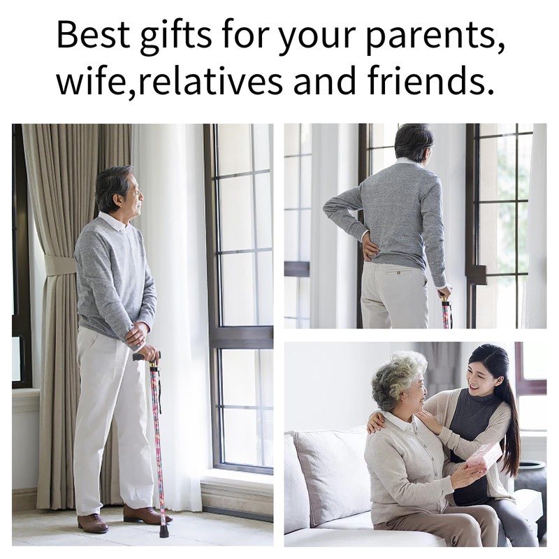 Cane for Women for Stability, Sleek, Lightweight Walking Cane for