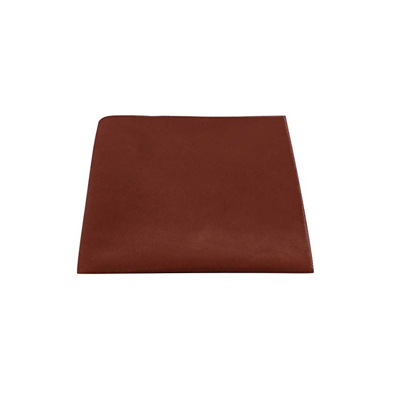 Luxury Walnut Brown Velvet Pocket Square