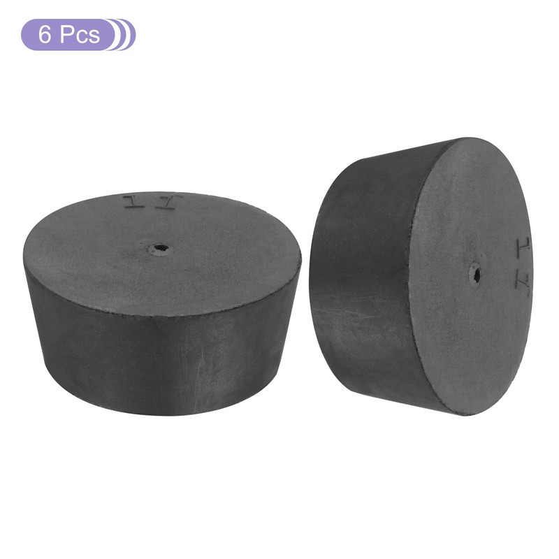 sourcing map Rubber Tapered Plug 48mm to 56mm Solid Test