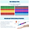 ICEPAPA, 24 Stackable Pens for Children, Total 12 Colours, Ideal