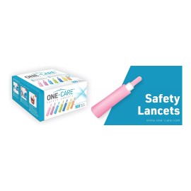 Medivena One-care Safety Lancets, Contact-activated, 30g X 1