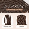 DAIXI Handmade Interlocking Locs 100% Real Human Hair Permanent Loc