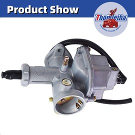 Thomletha Carburetor with Air filter Throttle Cable Replacement for Honda XL100 XR200 1980-1984