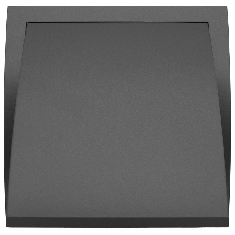 H&C VENT Rectangular Ventilation Grille with Backflow Flap, Plastic Weather