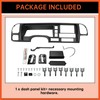 ECOTRIC Double Din Dash Panel Compatible with 1995-2002 GMC Truck