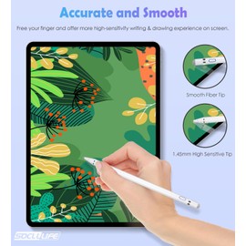 Active Stylus Pen for Touch Screens, Dual Pen Tips for Drawing &Writing,High Precise Universal Digital Pencil for A-pple i-Phone 15/14/13/12/11/X/8/7,i-Pad Air/Pro/Mini,Tablet/Phone/Sam-Sung/K-indle
