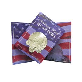 Album para Monedas Quarter Dollar Parques Estados Unidos Aguila NUMISMATICA 2010-2021 Coleccion USA Park