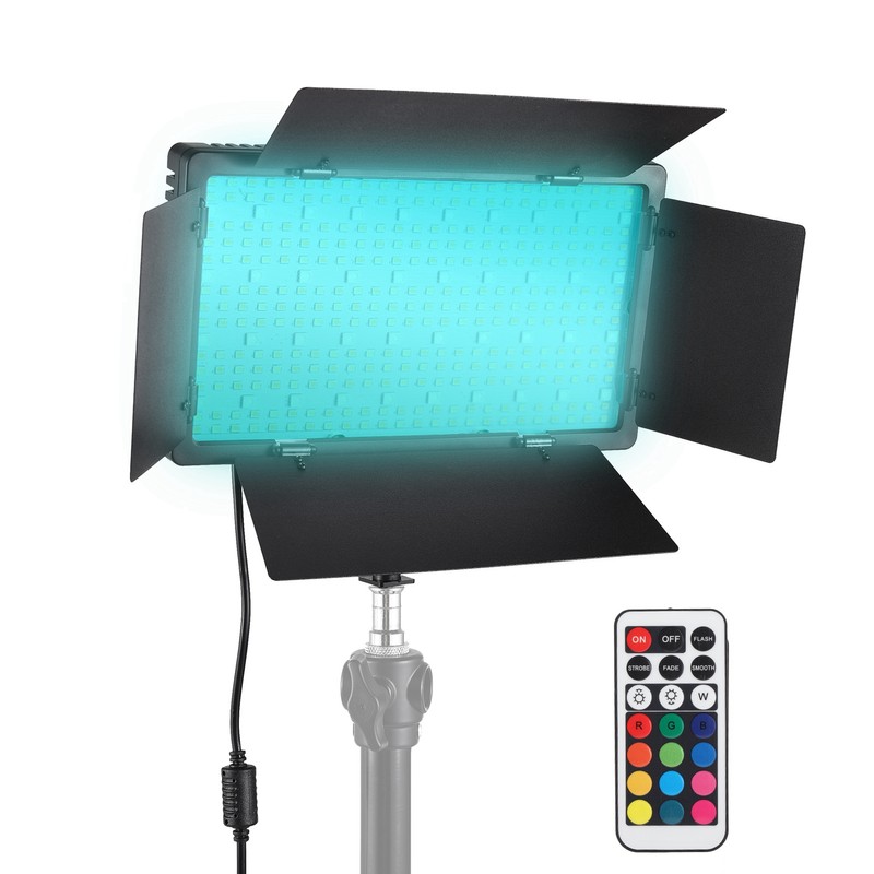 LED Video Light 36W 3200K-5600K Color Thermometer Photographic Fill Light