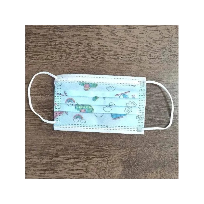 Un Kit De 100 Mascarillas Para Niños Descargar Tripla Camada