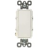 TradeMaster 15A120V Decorator Switch Four Way in White