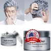Crema Cera De Cabello Gris Para Mujer Hombre Plata Temporal