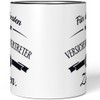 JUNIWORDS Tasse, Für den besten Versicherungsvertreter aller Zeiten, Schwarz (6106290)