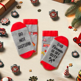 sockfun Firefighter Graduation Gifts Firefighter Gifts Fireman Gifts Firefighting Gifts Fire Chief Gifts, Fireman Firefighter Dumpster Fire Socks